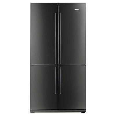 Smeg FQ60XP 4-Door American Style Fridge Freezer, A+ Energy Rating, 90cm Wide, Stainless Steel